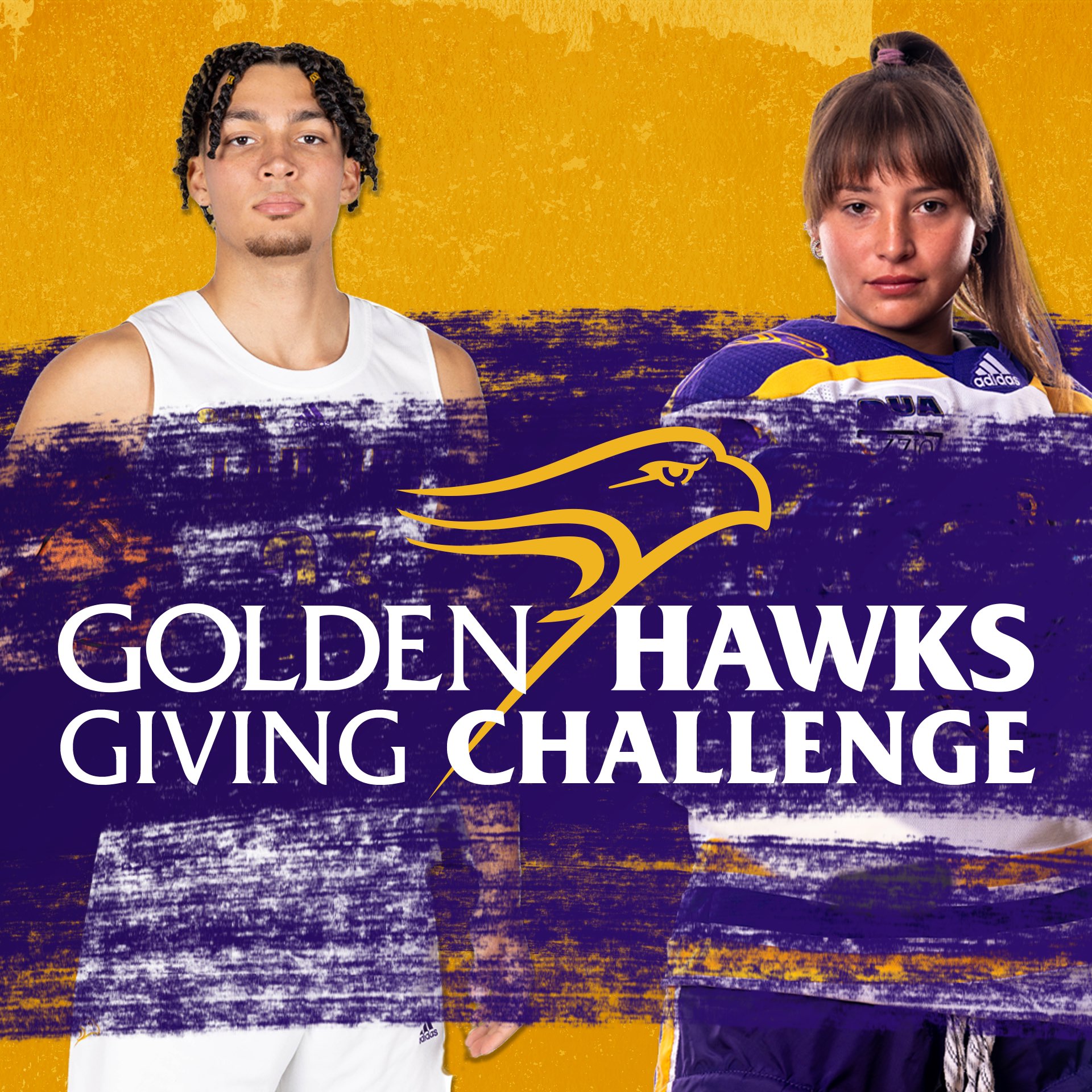 Take the Golden Hawks Giving Challenge on April 3 and change the game for student-athletes 