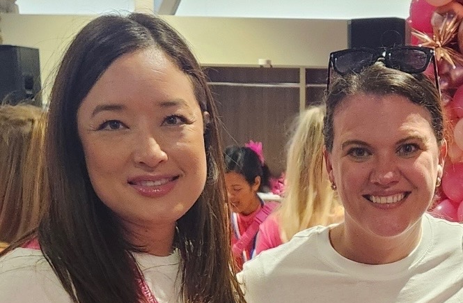 Allyson Roy and Leanne Kirkby